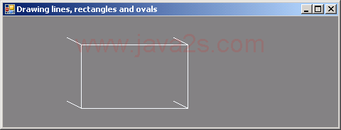 Draw lines to connect rectangles