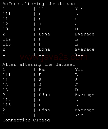 Execute Update command with parameters