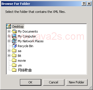 Folder Browser Dialog: set Description