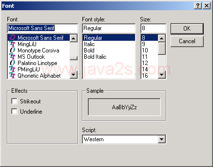 Font dialog in VB.net