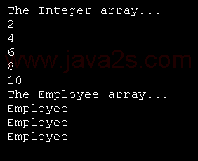 For Each loops through Array