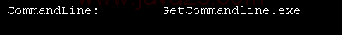 Get Command line
