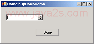 Get Value from DomainUpDown
