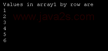 Initializing multidimensional arrays: rectangular two-dimensional array