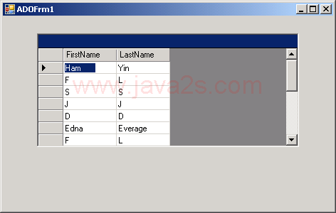 Load data from database into DataGrid