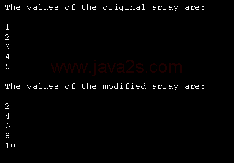 Passing arrays and individual array elements to procedures
