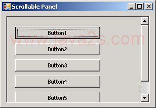 Scrollable Panel