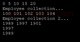 Store Objects in Collection and retrieve