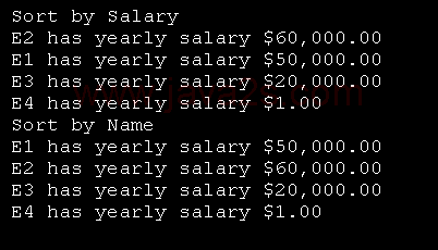 Use IComparer to sort by different properties