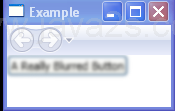 A Really Blurred Button by setting the Radius of BlurBitmapEffect