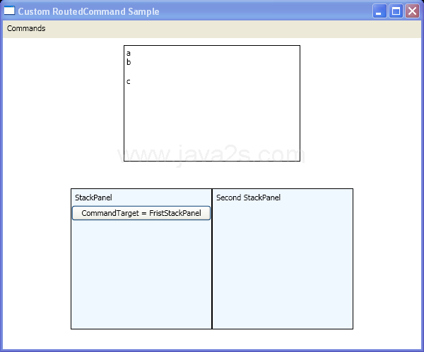 Button CommandTarget Binding