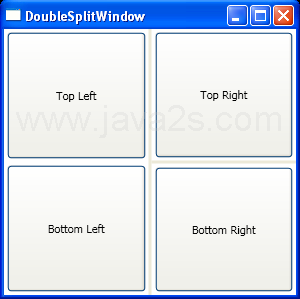 DoubleSplit Window