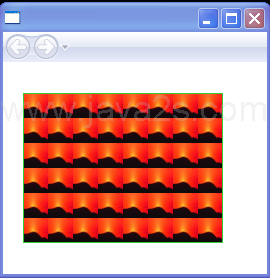 ImageBrush's tiles are set to 25 by 25 pixels