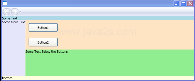 Nested DockPanel