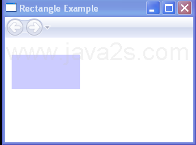 Rectangle with Fill and Canvas position