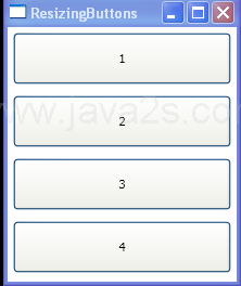 Resizing Buttons
