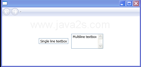 Single line and Multiline TextBox
