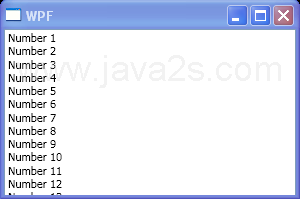 Use DataTemplate in ListBox