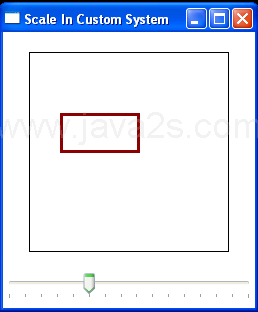 Use Slider to scale a Rectangle