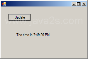 Paint Invalidate Demonstration