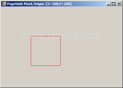 Change Renderer Origin
