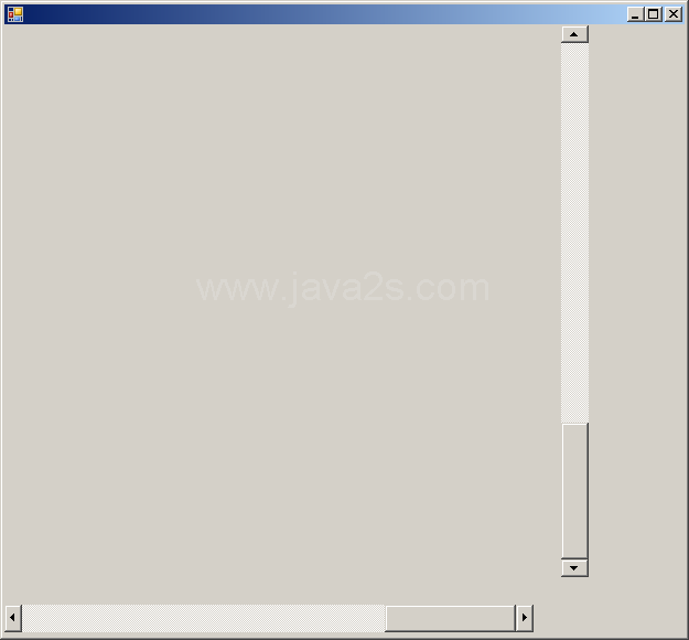 ScrollBar Large/Small Range