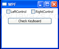 Check the CheckBox based on key pressed states