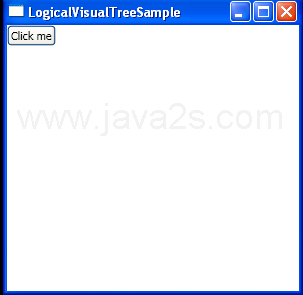 Logical Visual Tree Sample