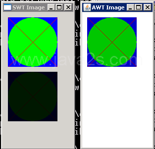 Convert between SWT Image and AWT BufferedImage