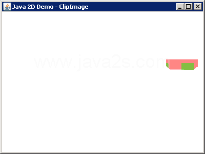 Animate a clipping path to reveal different portions of an image