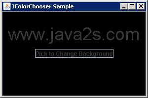 Display Color chooser dialog