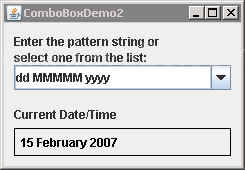 ComboBox with ActionListener