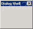 Create a dialog shell and position it