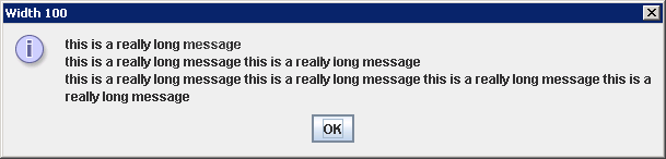 Displaying Multiline Messages