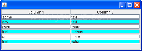 implements TableCellRenderer