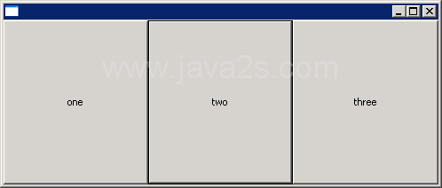 Configure the layout orientation: HORIZONTAL and VERTICAL