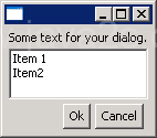 Use FormLayout to layout a dialog