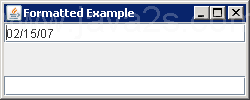 JFormattedTextField与SimpleDateFormat