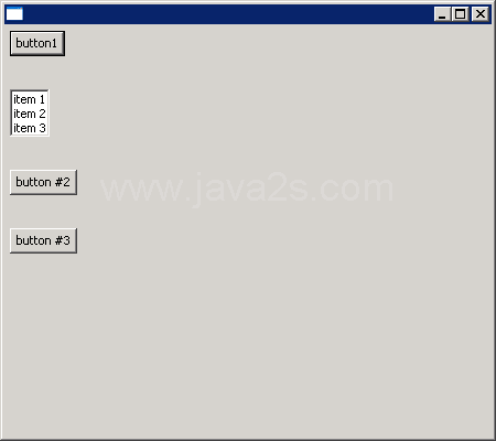 GridLayout: horizontalSpacing, verticalSpacing