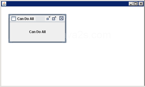 Demonstrating the use of the constants within a PropertyChangeListener.