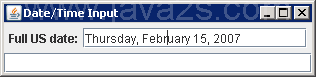 Formatted Date and Time Input: DateFormat.FULL, Locale.US