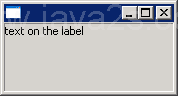 SHADOW_IN, SHADOW_OUT, SHADOW_NONE: These three styles specify the shadow behavior of labels with the SEPARATOR style.