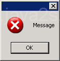 MessageBox with Error Icon