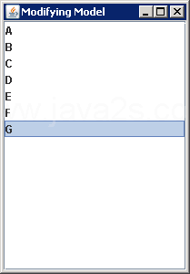 Modifying the Data Model