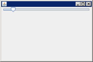 Registers a change listener on a slider that controls animation speed. The change listener ignores the change events until the user releases the slider.