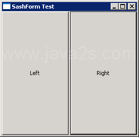 更改SashForm取向