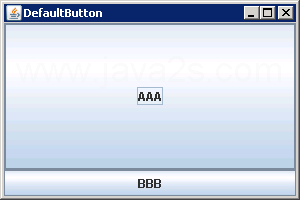 Setting the default button