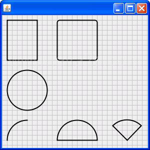 Add Round Rectangle, Ellipse Arc to a shape