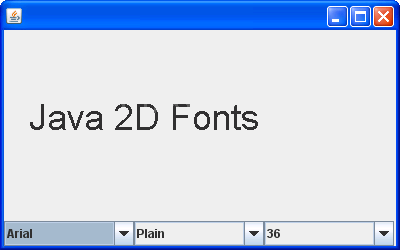 System fonts display