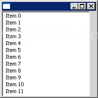 Create a table without columns and headers